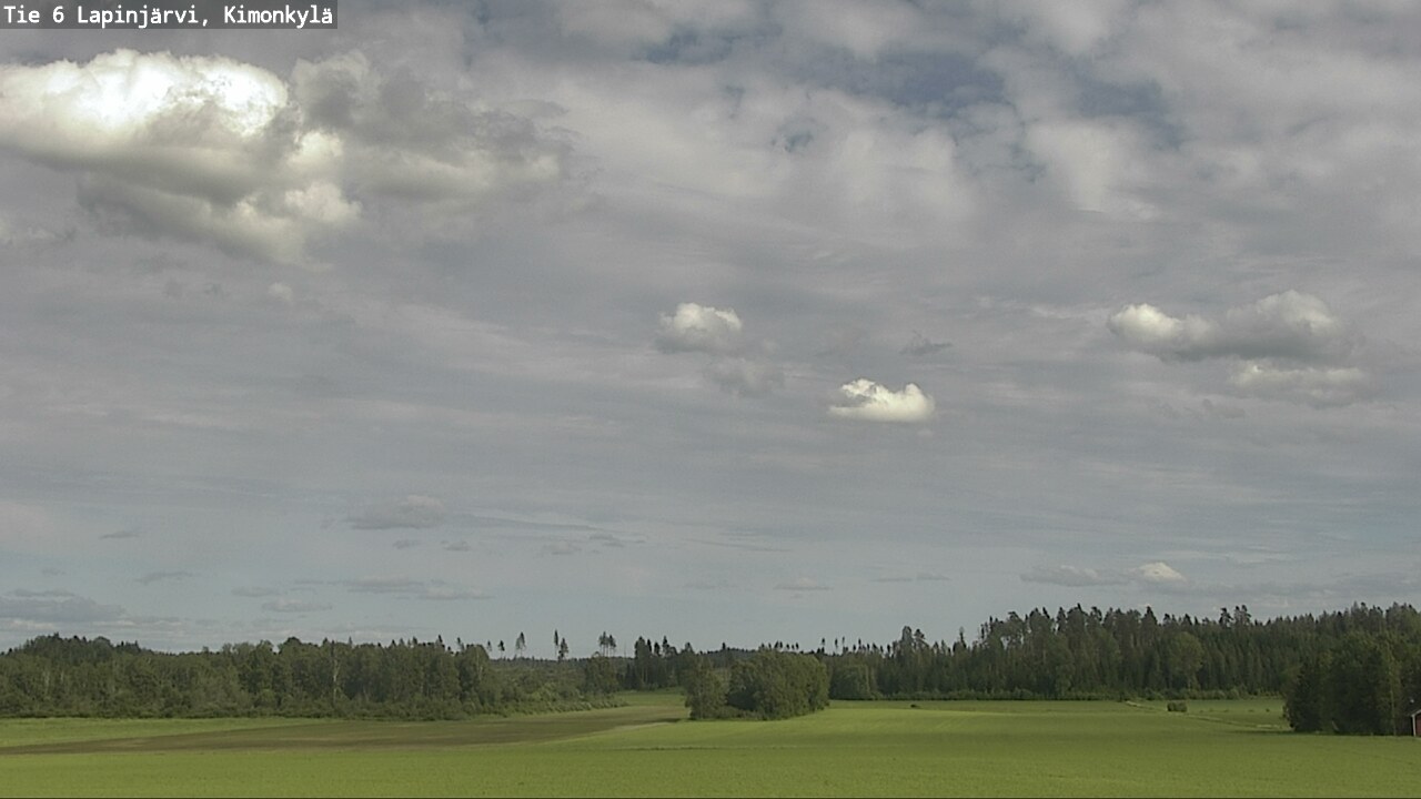 Weather Camera Image Väg 6 Lapinjärvi, Kimoböle, Lapinjärvi, Uusimaa