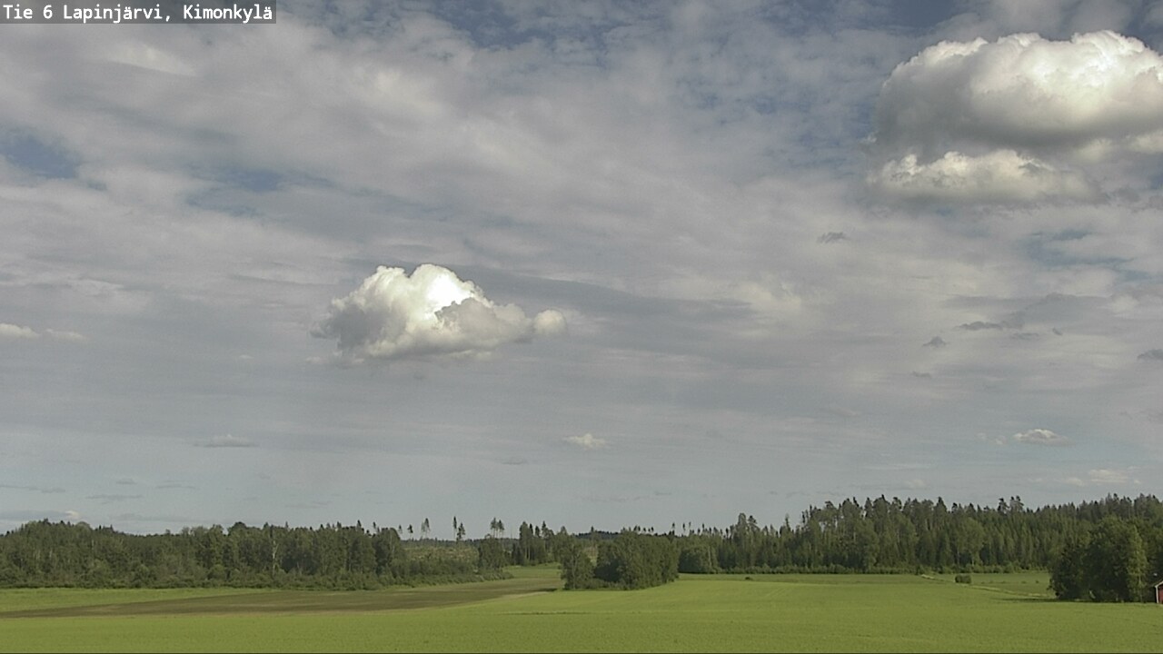 Weather Camera Image Väg 6 Lapinjärvi, Kimoböle, Lapinjärvi, Uusimaa