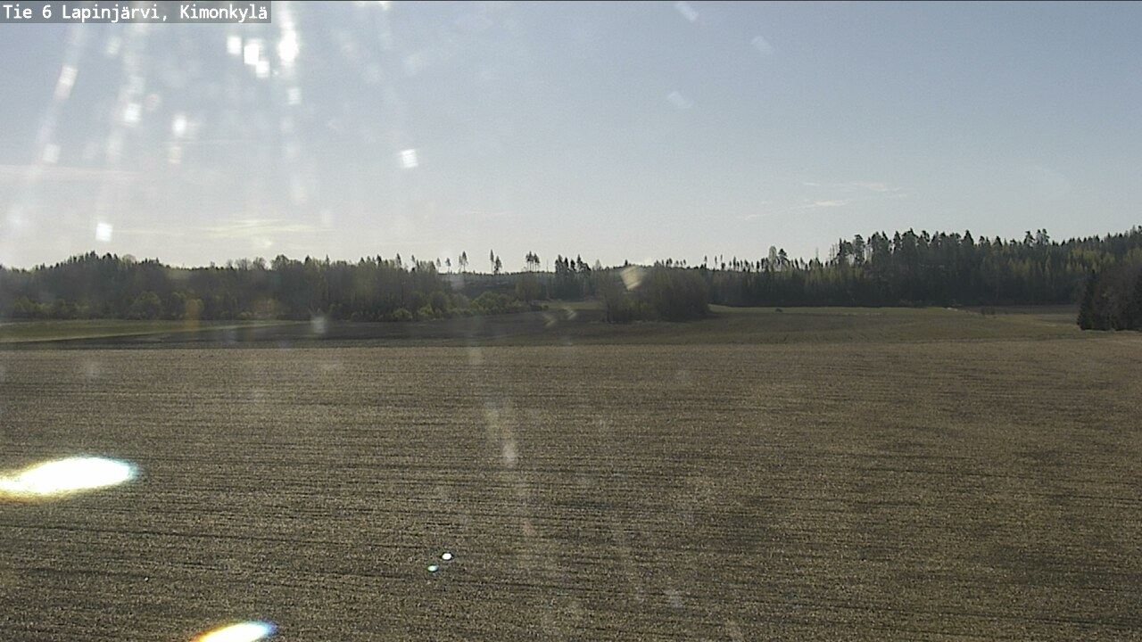 Weather Camera Image Road 6 Lapinjärvi, Kimonkylä, Lapinjärvi, Uusimaa