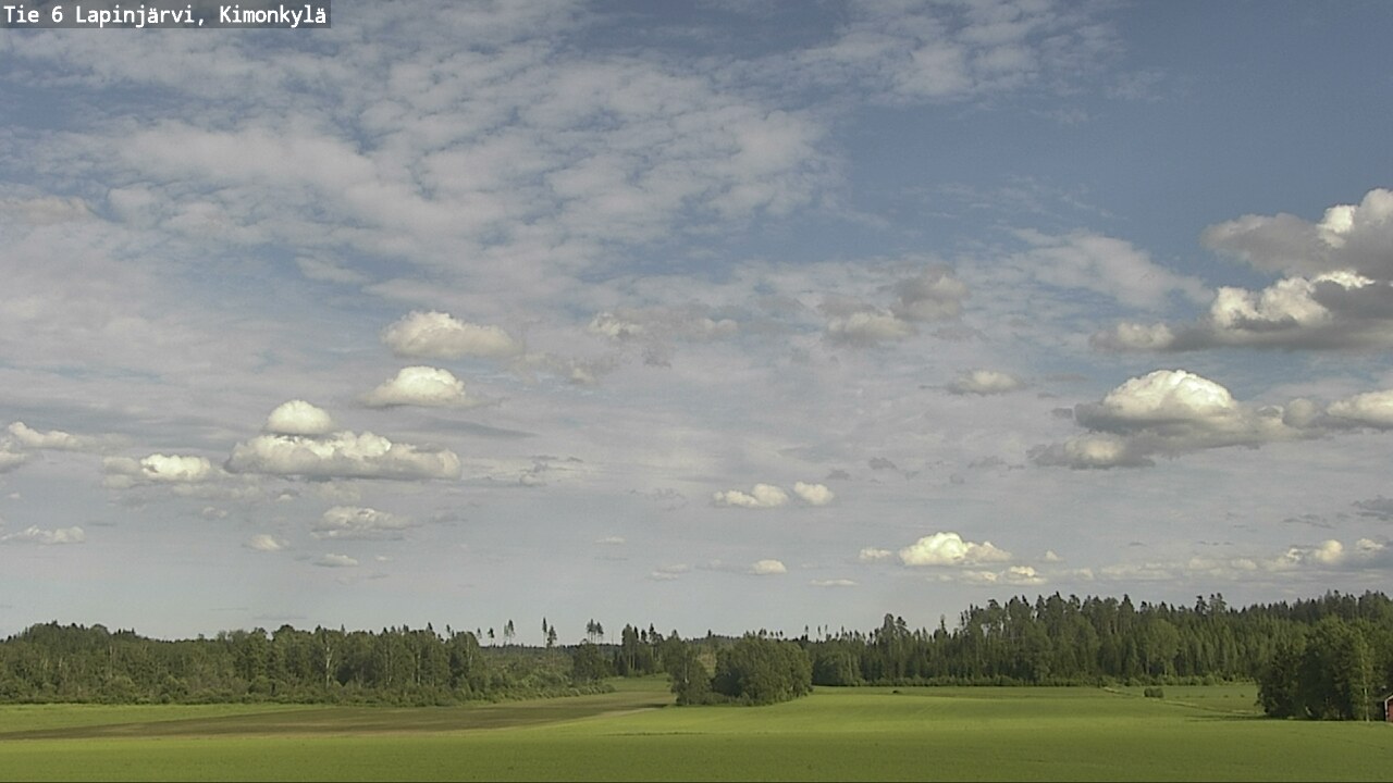 Weather Camera Image Väg 6 Lapinjärvi, Kimoböle, Lapinjärvi, Uusimaa