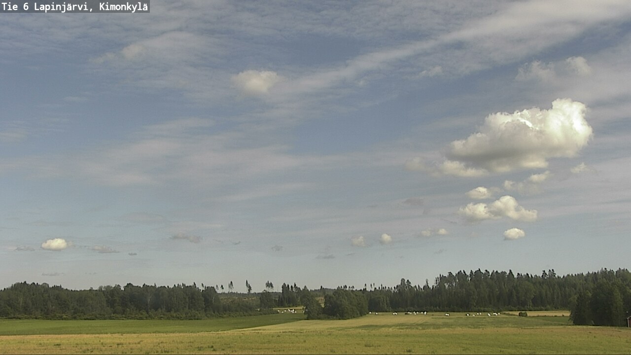 Weather Camera Image Väg 6 Lapinjärvi, Kimoböle, Lapinjärvi, Uusimaa