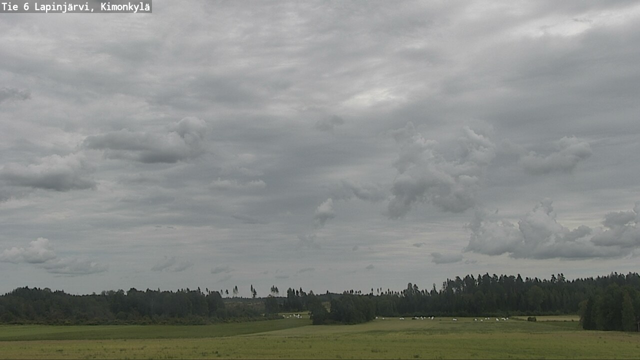 Weather Camera Image Väg 6 Lapinjärvi, Kimoböle, Lapinjärvi, Uusimaa