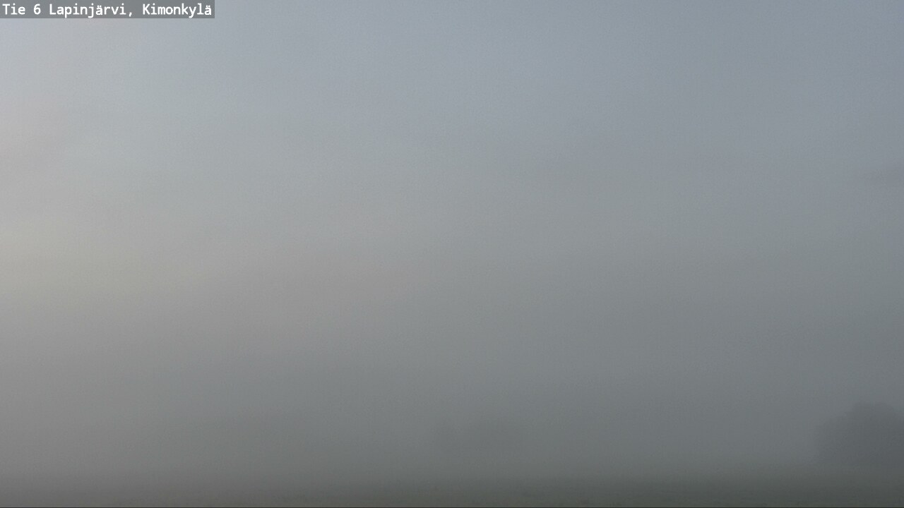 Weather Camera Image Väg 6 Lapinjärvi, Kimoböle, Lapinjärvi, Uusimaa