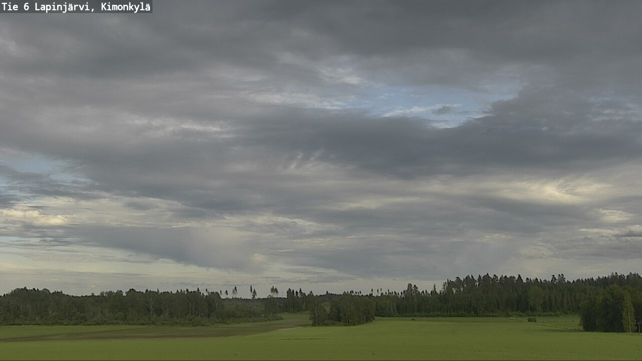 Weather Camera Image Väg 6 Lapinjärvi, Kimoböle, Lapinjärvi, Uusimaa