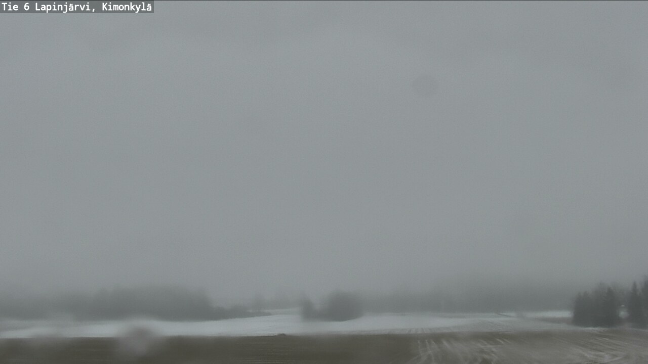 Weather Camera Image Väg 6 Lapinjärvi, Kimoböle, Lapinjärvi, Uusimaa