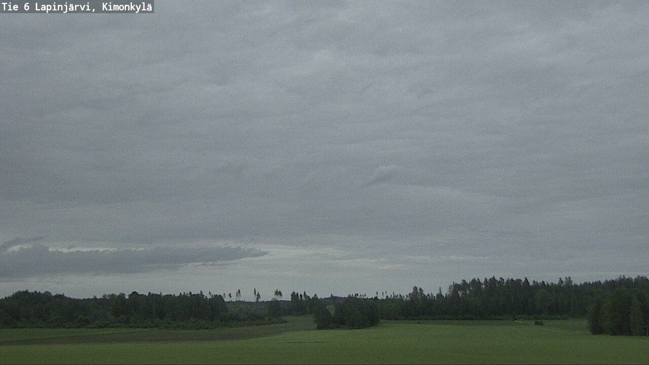 Weather Camera Image Väg 6 Lapinjärvi, Kimoböle, Lapinjärvi, Uusimaa