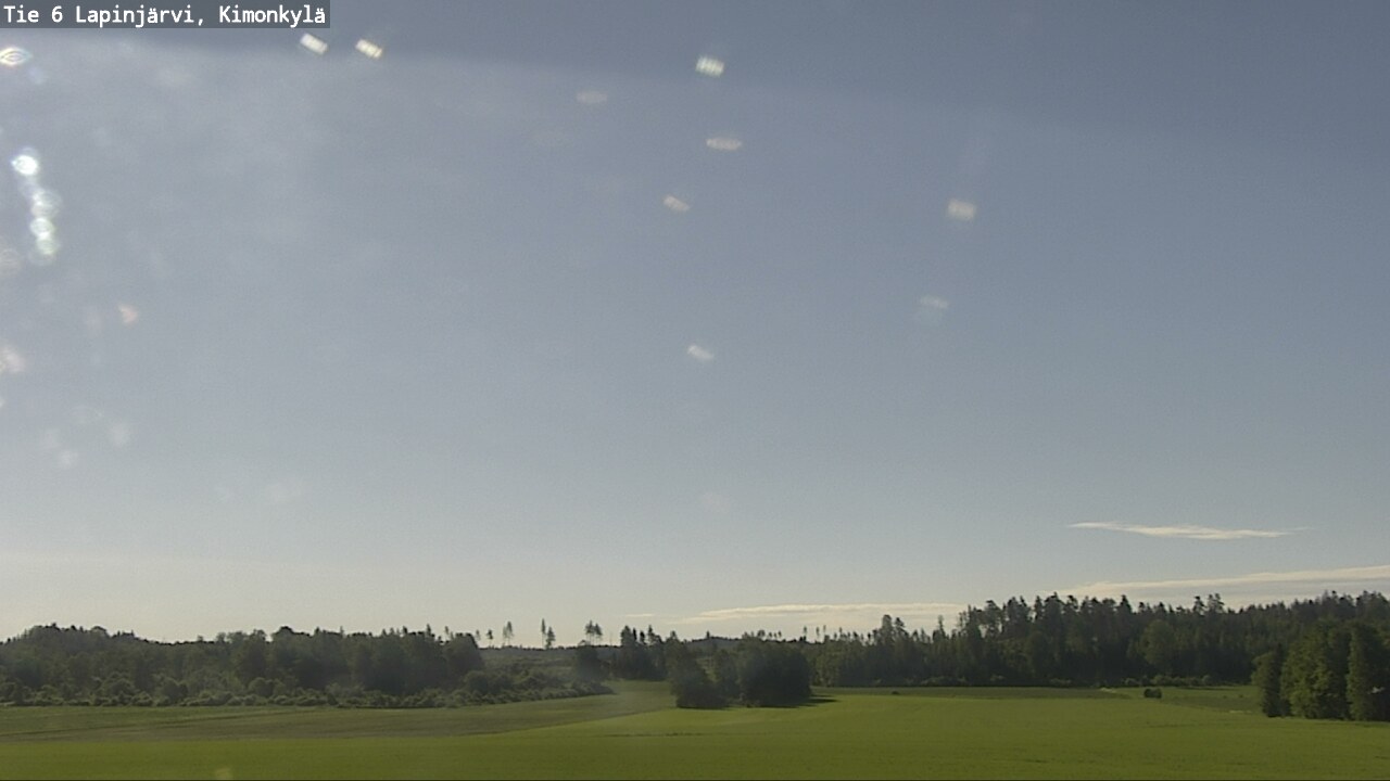 Weather Camera Image Väg 6 Lapinjärvi, Kimoböle, Lapinjärvi, Uusimaa