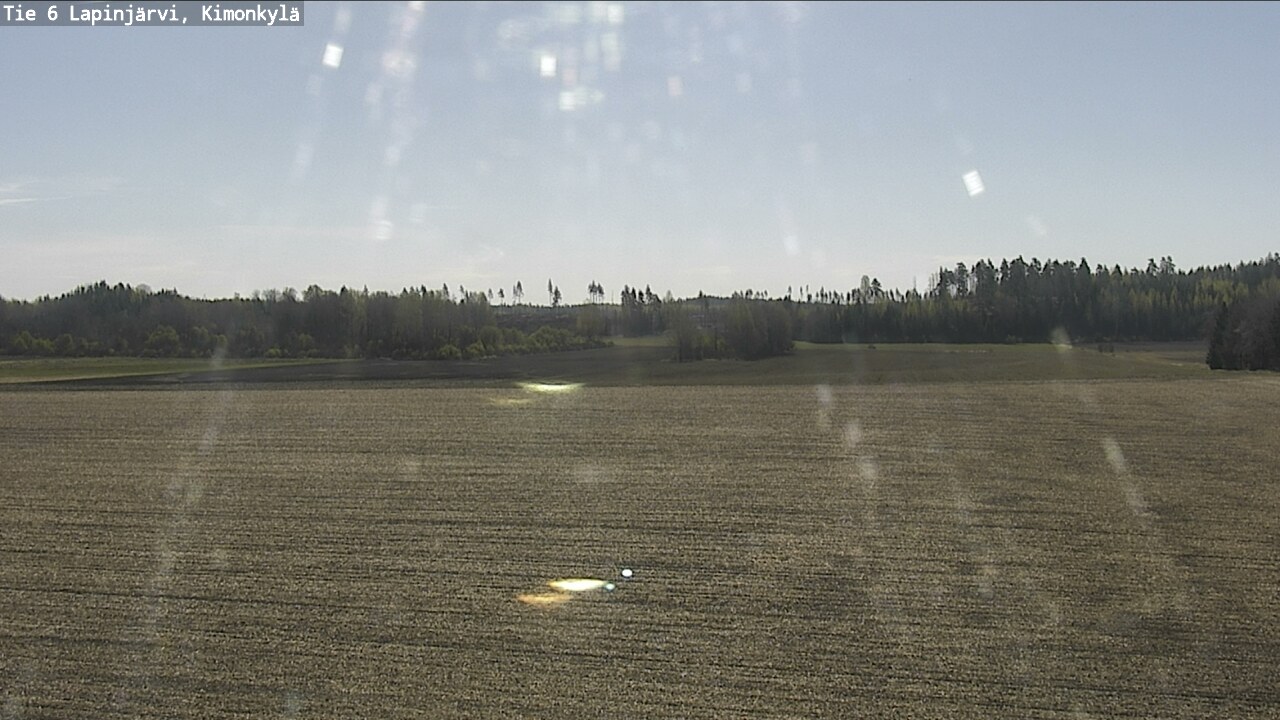 Weather Camera Image Road 6 Lapinjärvi, Kimonkylä, Lapinjärvi, Uusimaa