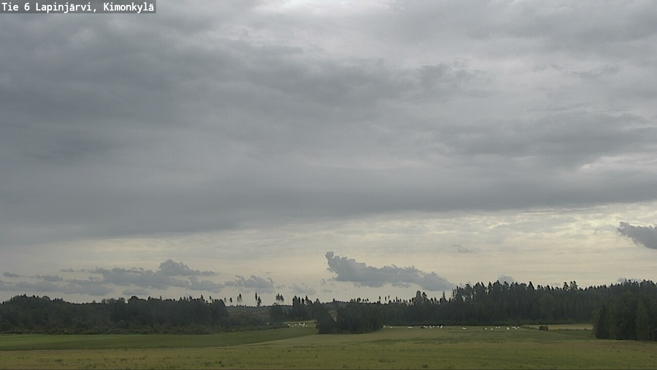 Weather Camera Image Road 6 Lapinjärvi, Kimonkylä, Lapinjärvi, Uusimaa