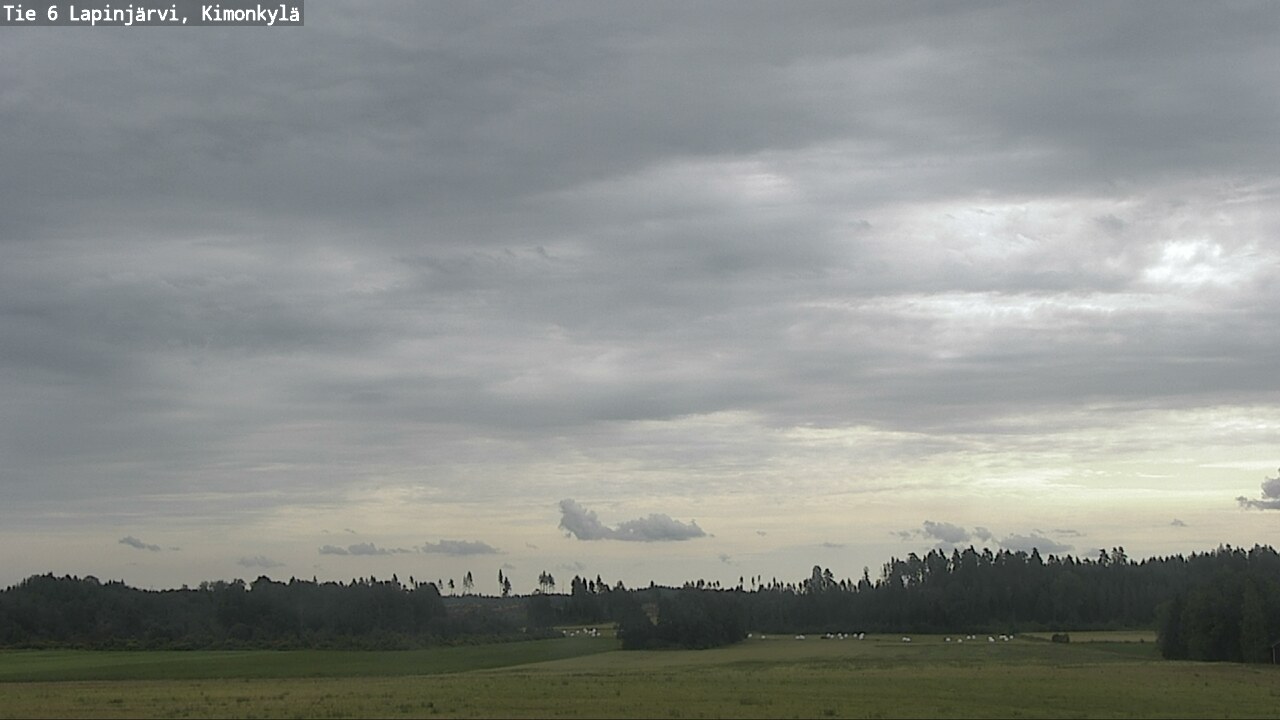 Weather Camera Image Road 6 Lapinjärvi, Kimonkylä, Lapinjärvi, Uusimaa
