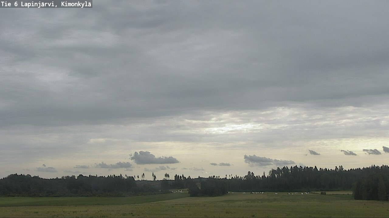 Weather Camera Image Road 6 Lapinjärvi, Kimonkylä, Lapinjärvi, Uusimaa