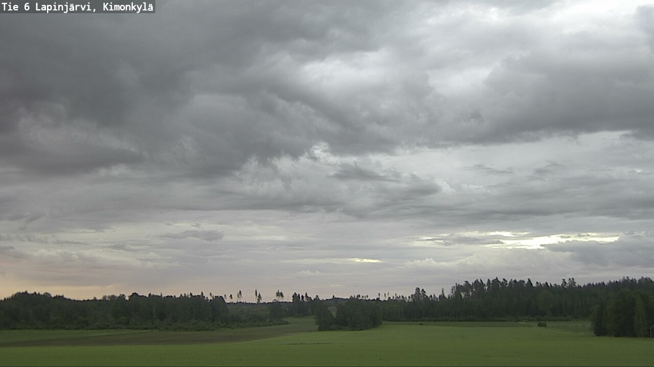Weather Camera Image Väg 6 Lapinjärvi, Kimoböle, Lapinjärvi, Uusimaa