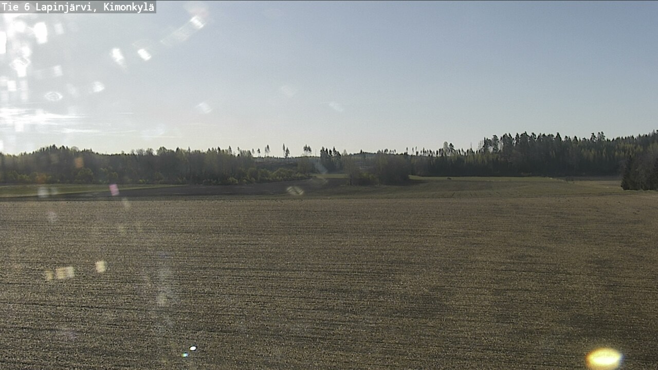 Weather Camera Image Road 6 Lapinjärvi, Kimonkylä, Lapinjärvi, Uusimaa