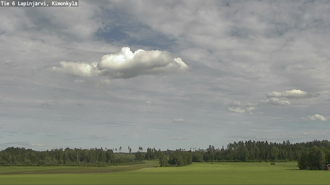Weather Camera Image Väg 6 Lapinjärvi, Kimoböle, Lapinjärvi, Uusimaa