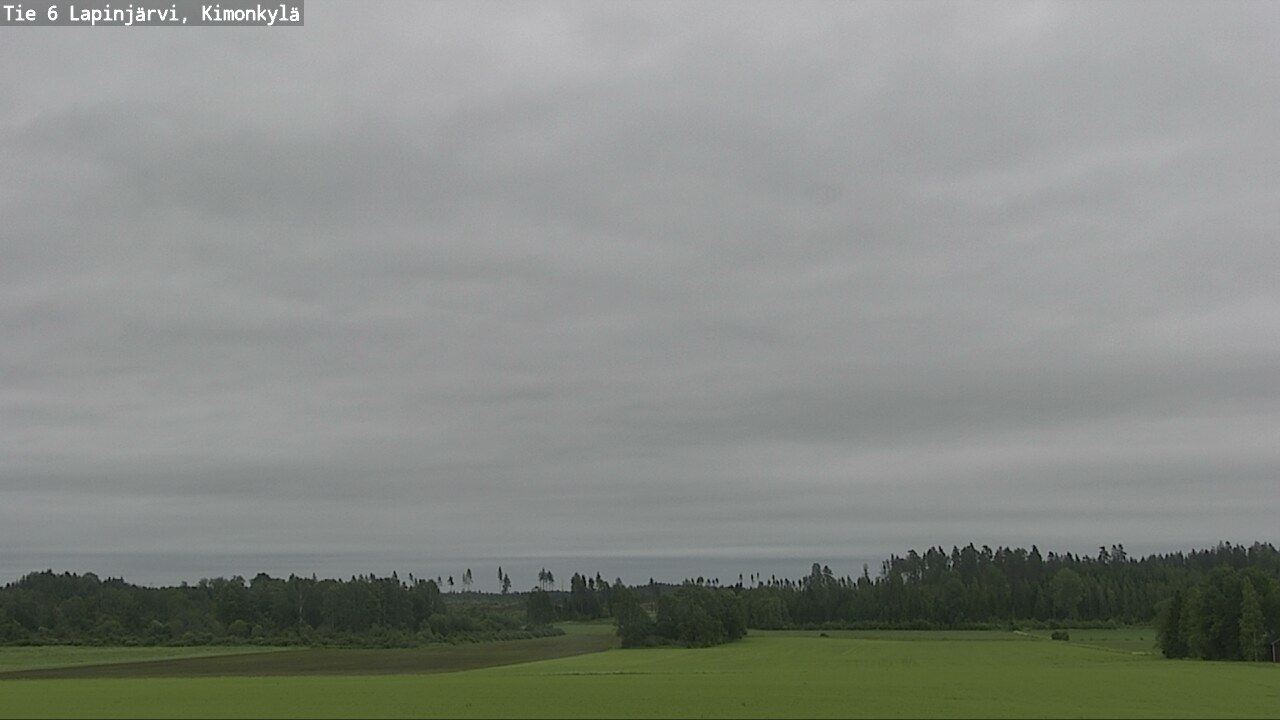 Weather Camera Image Väg 6 Lapinjärvi, Kimoböle, Lapinjärvi, Uusimaa
