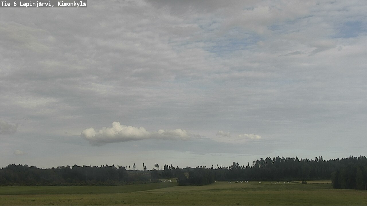 Weather Camera Image Väg 6 Lapinjärvi, Kimoböle, Lapinjärvi, Uusimaa
