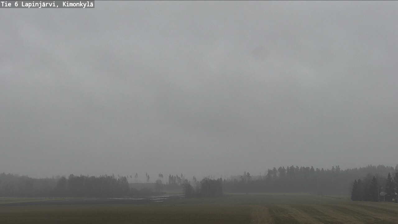 Weather Camera Image Väg 6 Lapinjärvi, Kimoböle, Lapinjärvi, Uusimaa