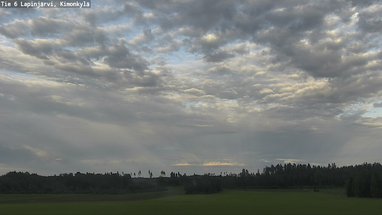 Weather Camera Image Väg 6 Lapinjärvi, Kimoböle, Lapinjärvi, Uusimaa