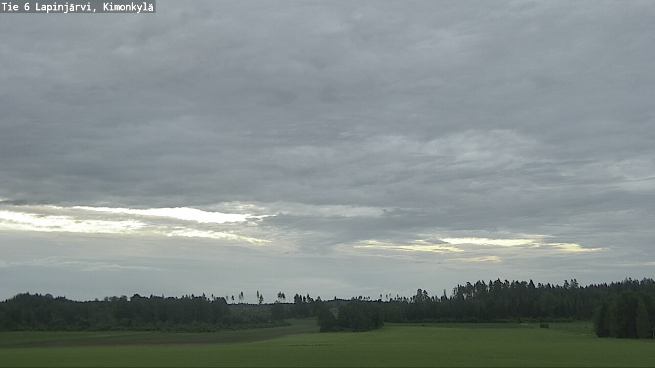 Weather Camera Image Väg 6 Lapinjärvi, Kimoböle, Lapinjärvi, Uusimaa