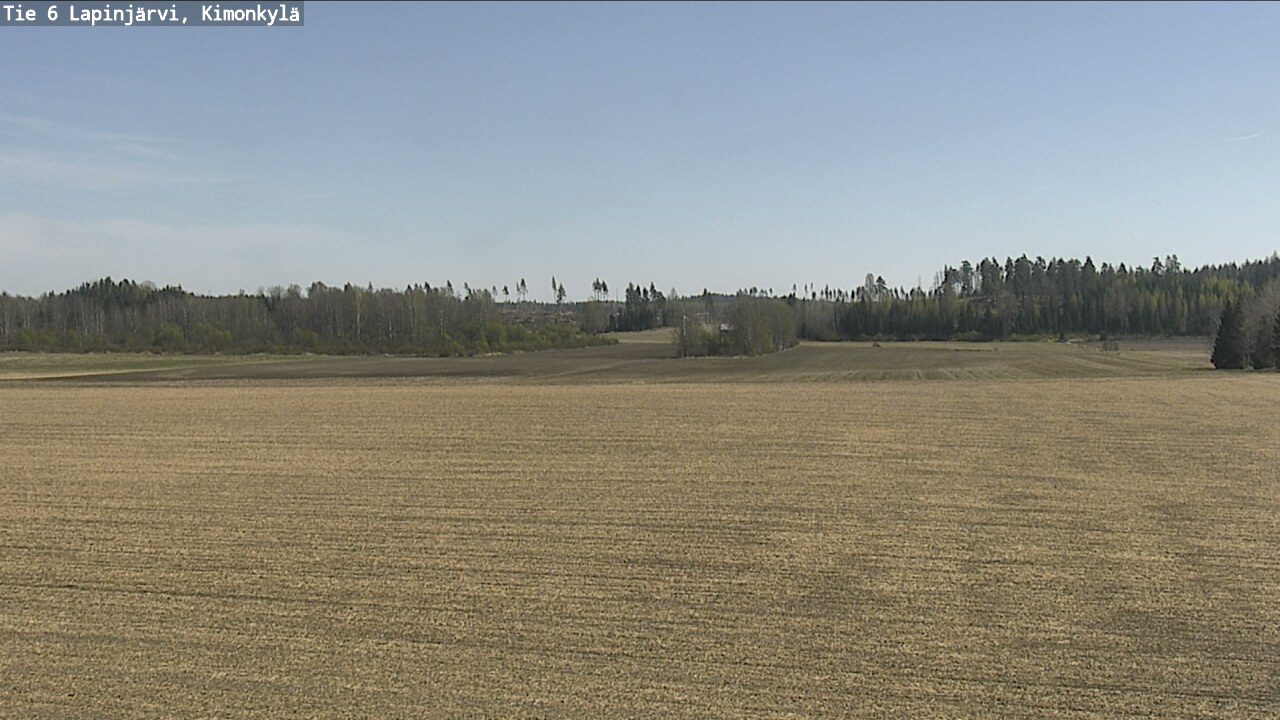 Weather Camera Image Väg 6 Lapinjärvi, Kimoböle, Lapinjärvi, Uusimaa