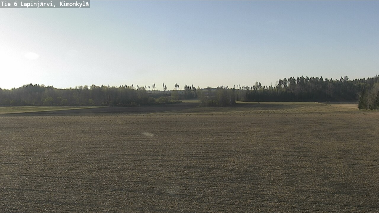 Weather Camera Image Road 6 Lapinjärvi, Kimonkylä, Lapinjärvi, Uusimaa