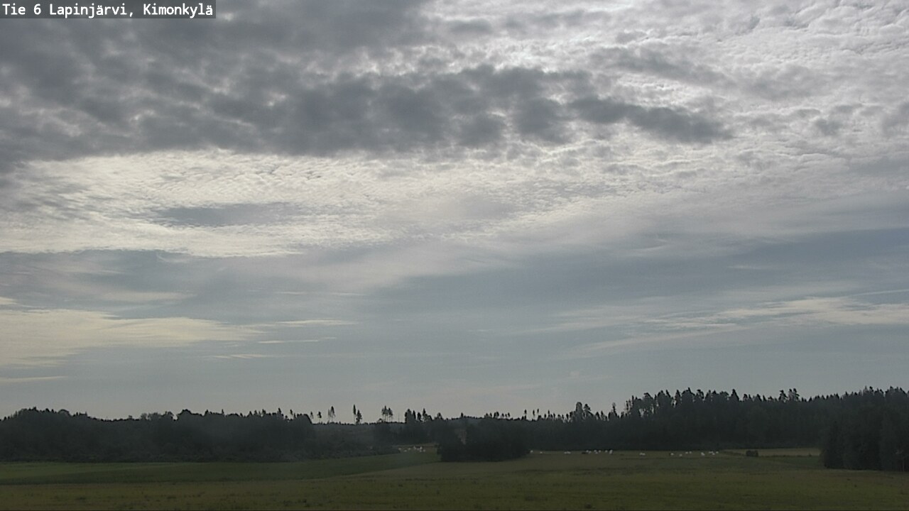 Weather Camera Image Väg 6 Lapinjärvi, Kimoböle, Lapinjärvi, Uusimaa