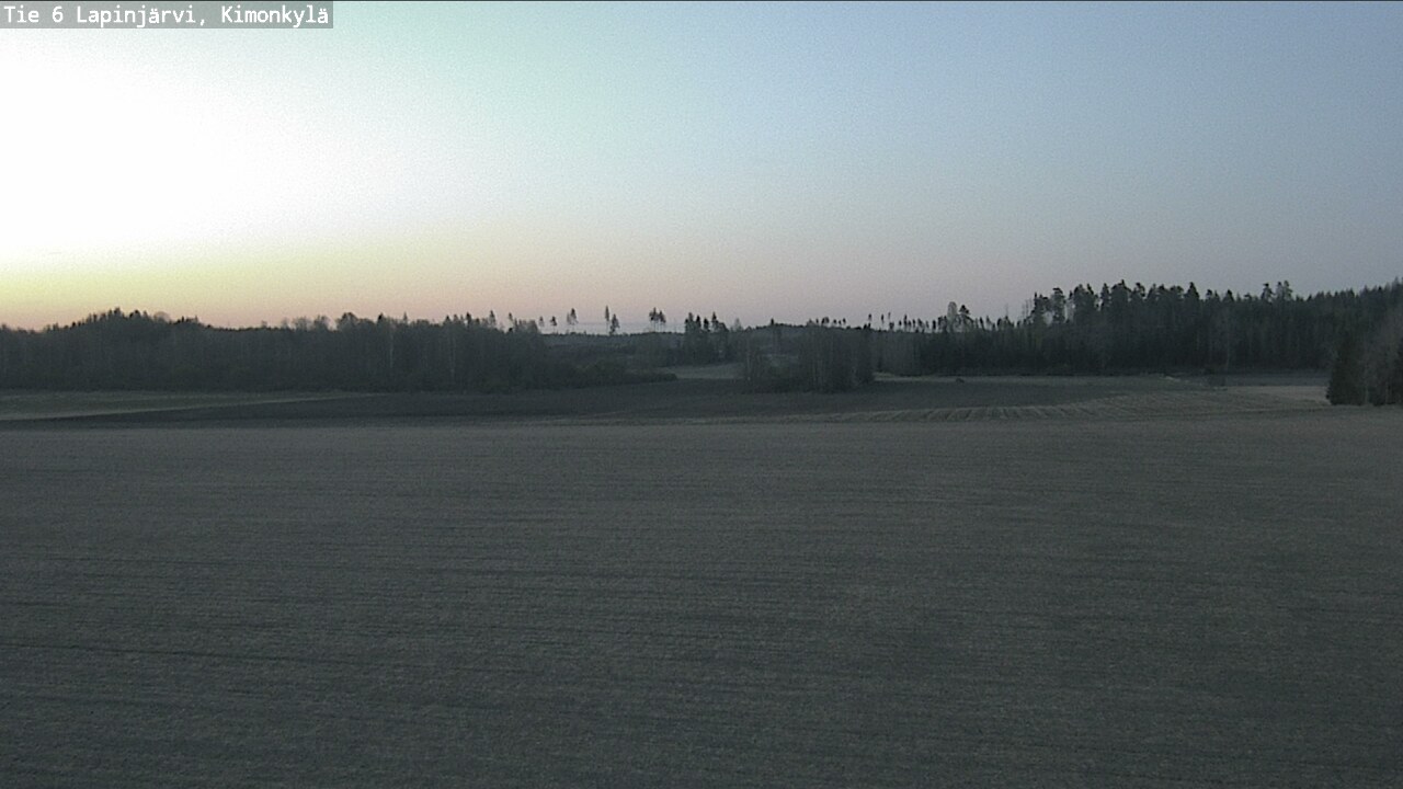 Weather Camera Image Road 6 Lapinjärvi, Kimonkylä, Lapinjärvi, Uusimaa