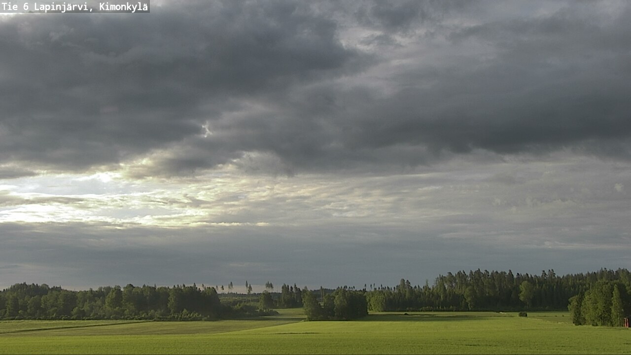 Weather Camera Image Väg 6 Lapinjärvi, Kimoböle, Lapinjärvi, Uusimaa