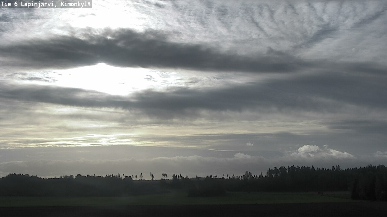Weather Camera Image Road 6 Lapinjärvi, Kimonkylä, Lapinjärvi, Uusimaa