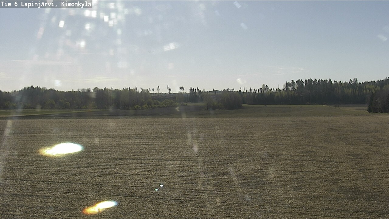 Weather Camera Image Road 6 Lapinjärvi, Kimonkylä, Lapinjärvi, Uusimaa