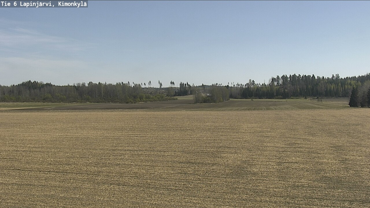 Weather Camera Image Väg 6 Lapinjärvi, Kimoböle, Lapinjärvi, Uusimaa