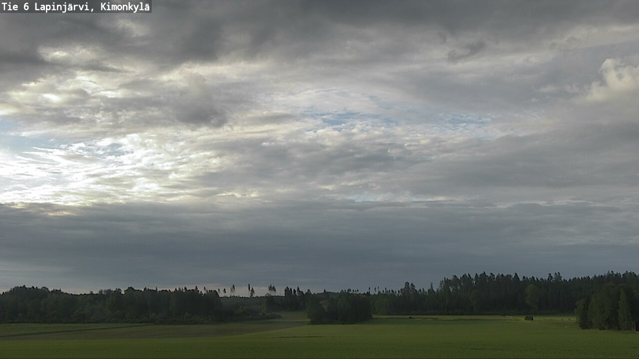 Weather Camera Image Väg 6 Lapinjärvi, Kimoböle, Lapinjärvi, Uusimaa