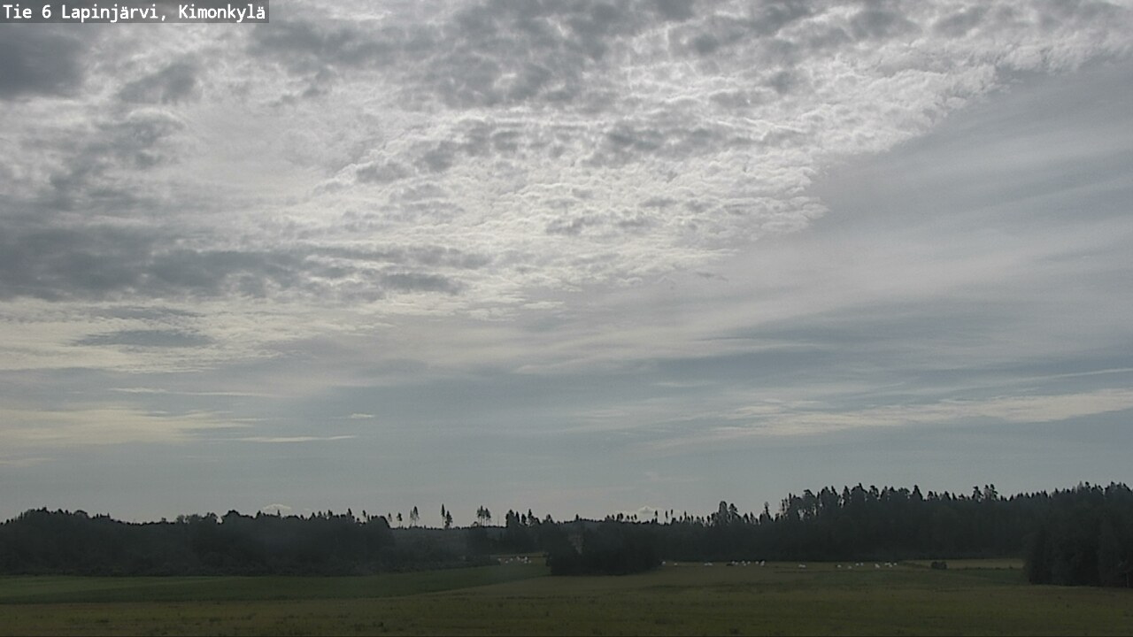 Weather Camera Image Väg 6 Lapinjärvi, Kimoböle, Lapinjärvi, Uusimaa