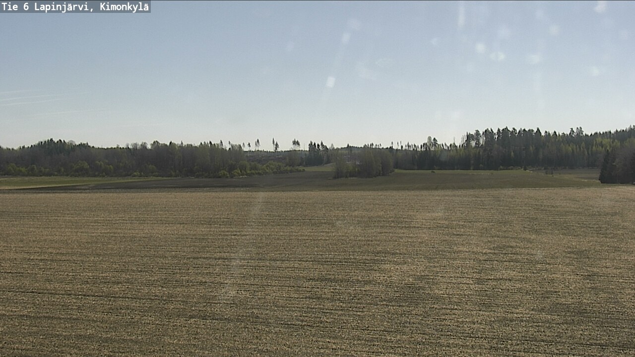 Weather Camera Image Väg 6 Lapinjärvi, Kimoböle, Lapinjärvi, Uusimaa