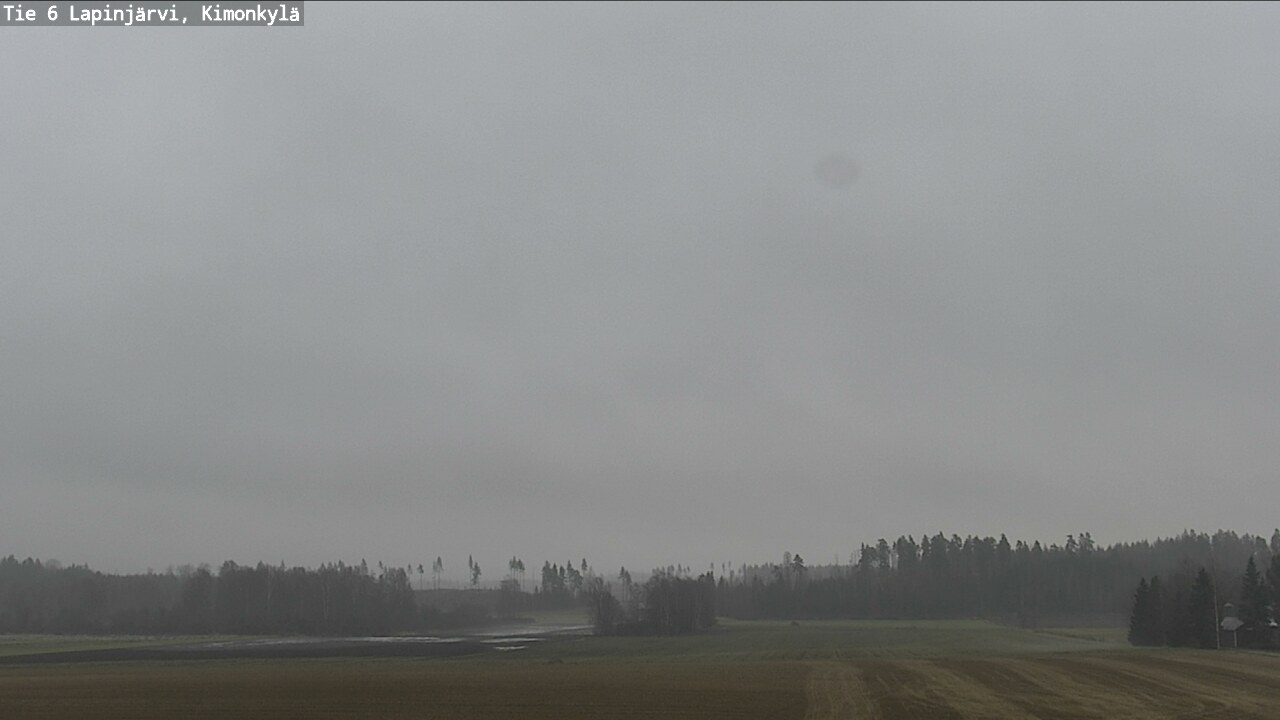 Weather Camera Image Väg 6 Lapinjärvi, Kimoböle, Lapinjärvi, Uusimaa