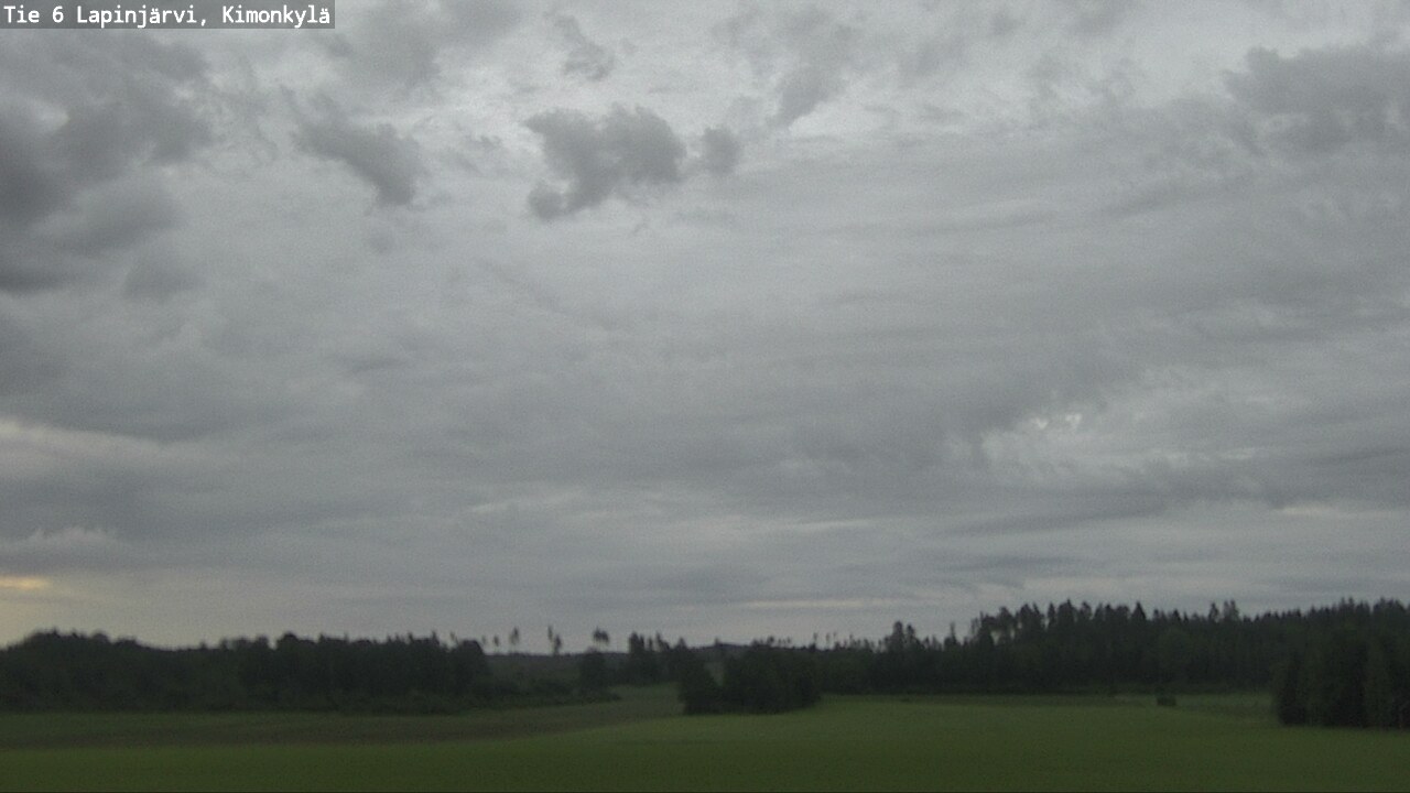 Weather Camera Image Väg 6 Lapinjärvi, Kimoböle, Lapinjärvi, Uusimaa