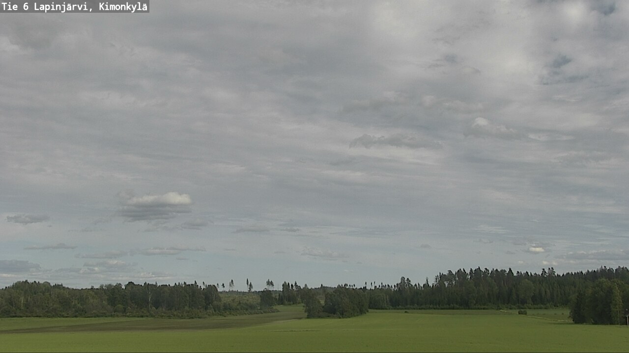 Weather Camera Image Väg 6 Lapinjärvi, Kimoböle, Lapinjärvi, Uusimaa