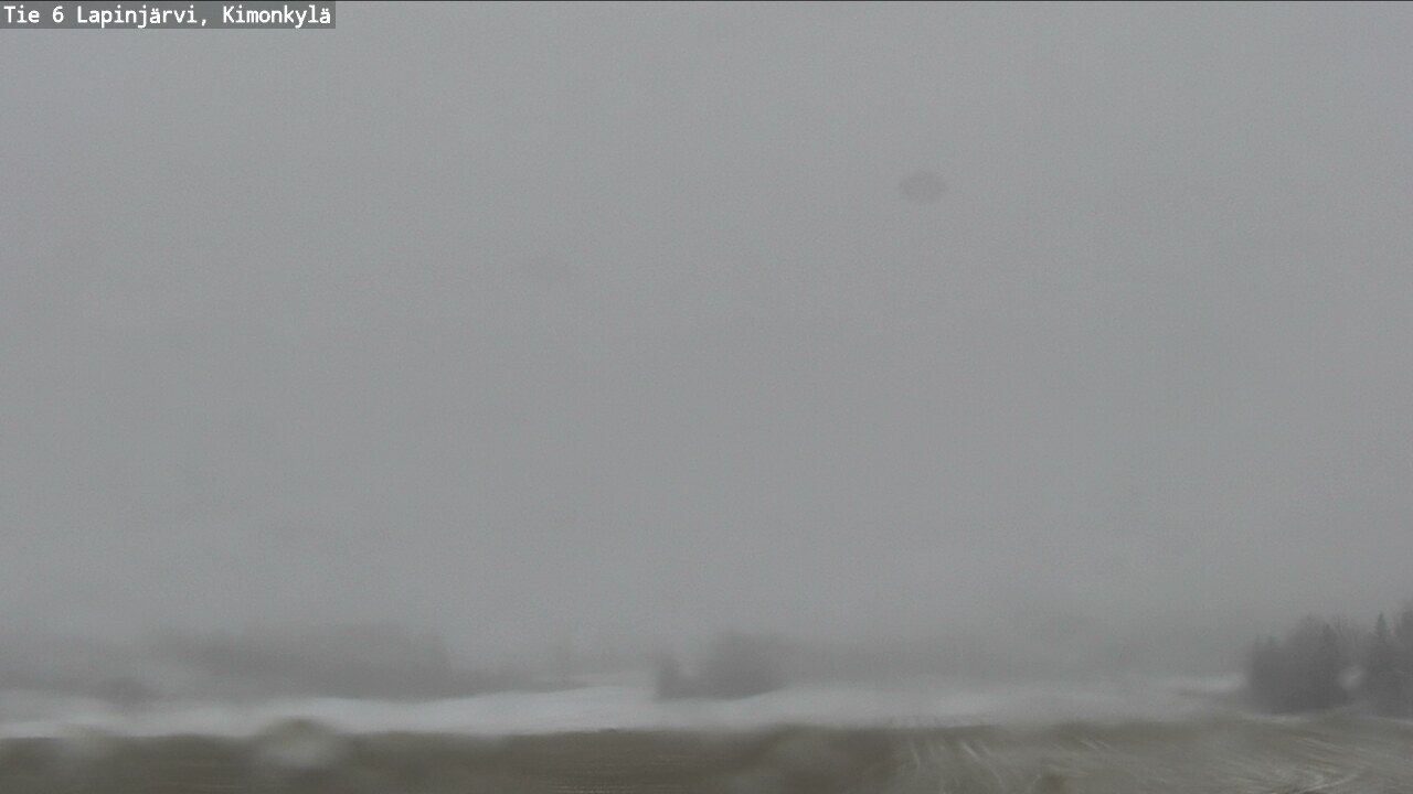 Weather Camera Image Väg 6 Lapinjärvi, Kimoböle, Lapinjärvi, Uusimaa