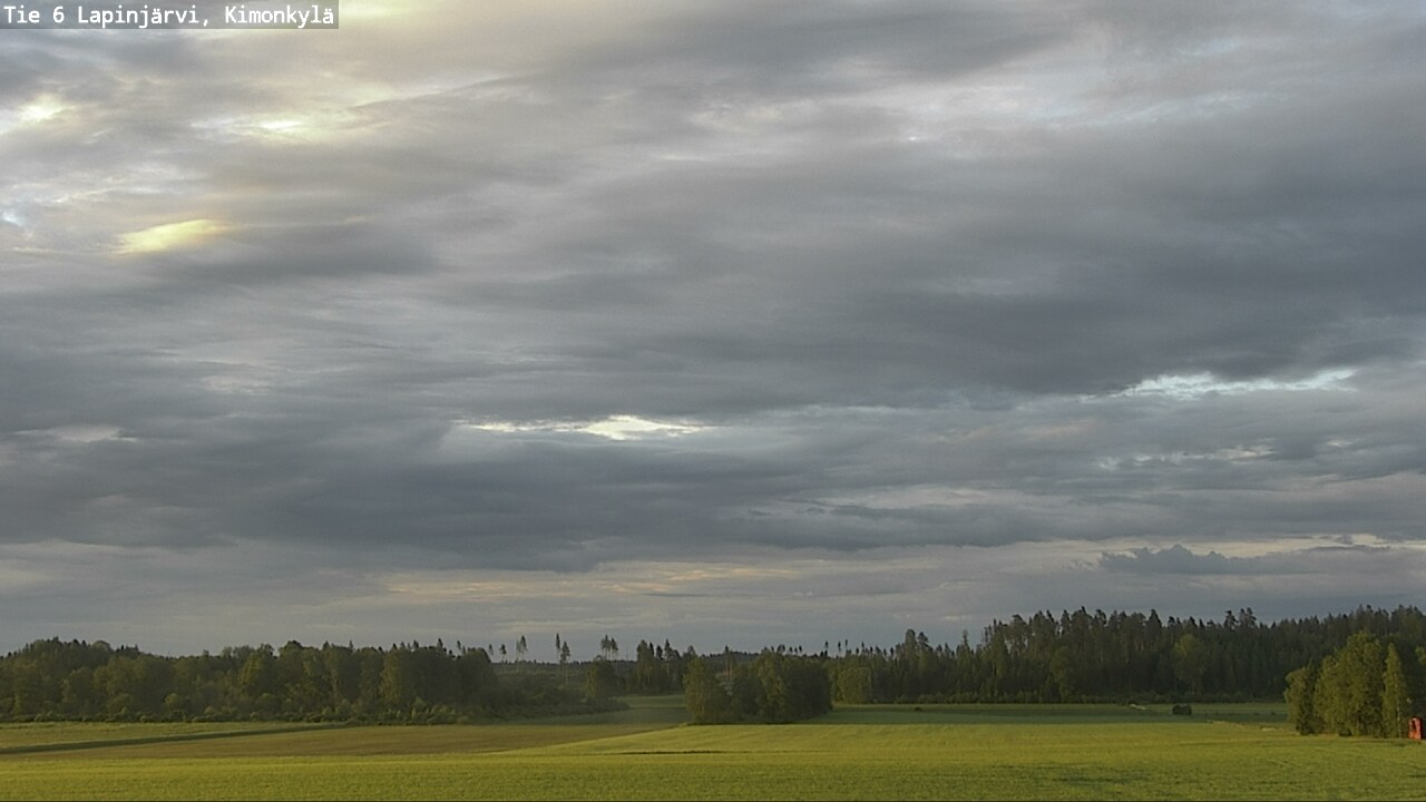 Weather Camera Image Väg 6 Lapinjärvi, Kimoböle, Lapinjärvi, Uusimaa