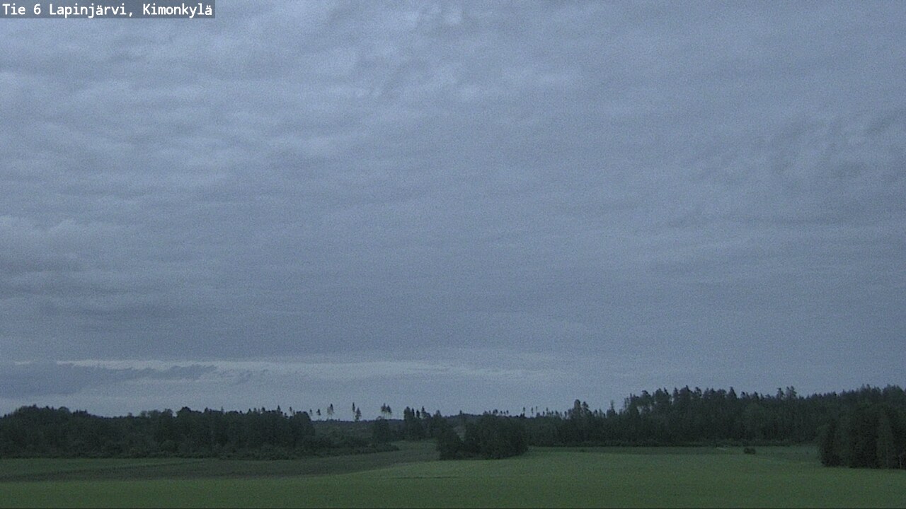 Weather Camera Image Väg 6 Lapinjärvi, Kimoböle, Lapinjärvi, Uusimaa