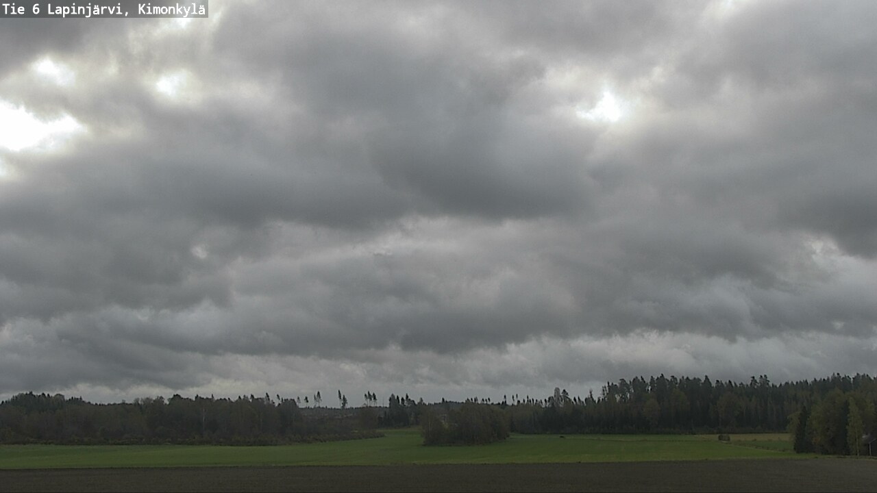 Weather Camera Image Road 6 Lapinjärvi, Kimonkylä, Lapinjärvi, Uusimaa
