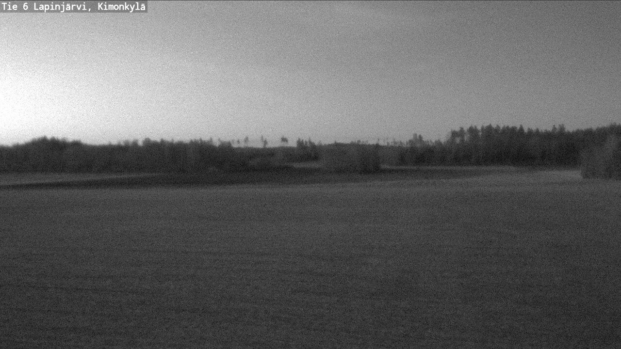 Weather Camera Image Road 6 Lapinjärvi, Kimonkylä, Lapinjärvi, Uusimaa