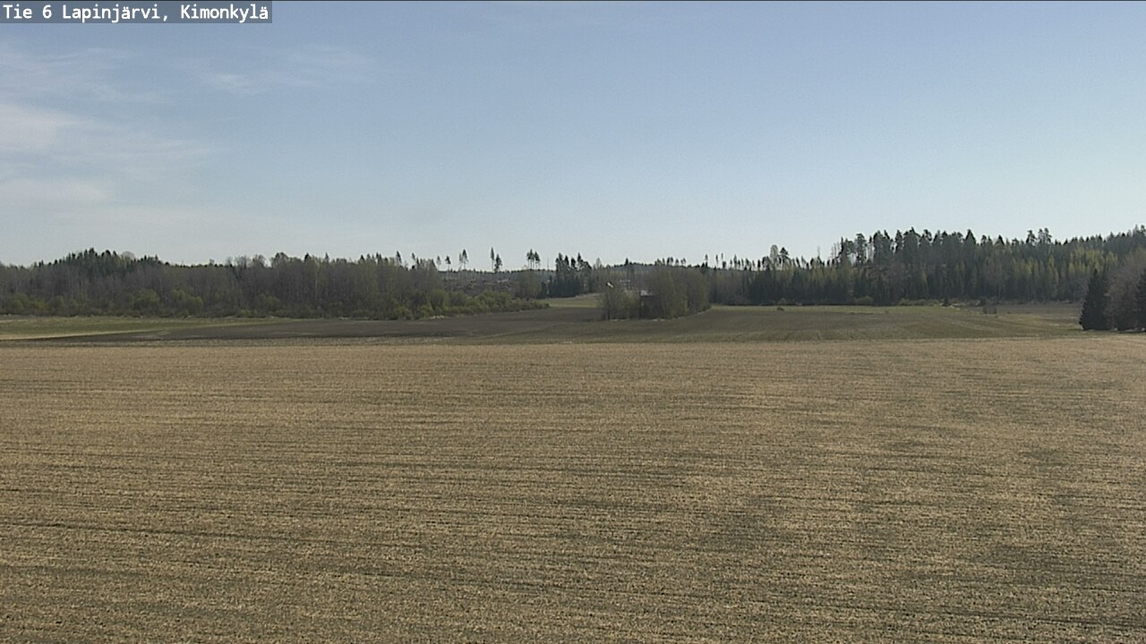 Weather Camera Image Väg 6 Lapinjärvi, Kimoböle, Lapinjärvi, Uusimaa