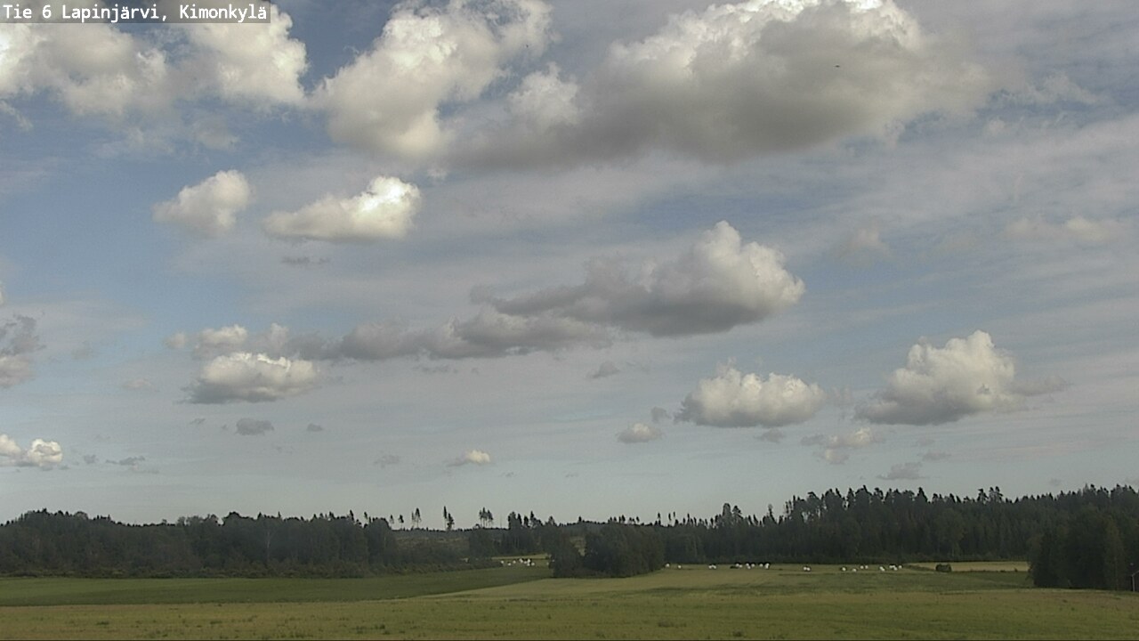 Weather Camera Image Väg 6 Lapinjärvi, Kimoböle, Lapinjärvi, Uusimaa