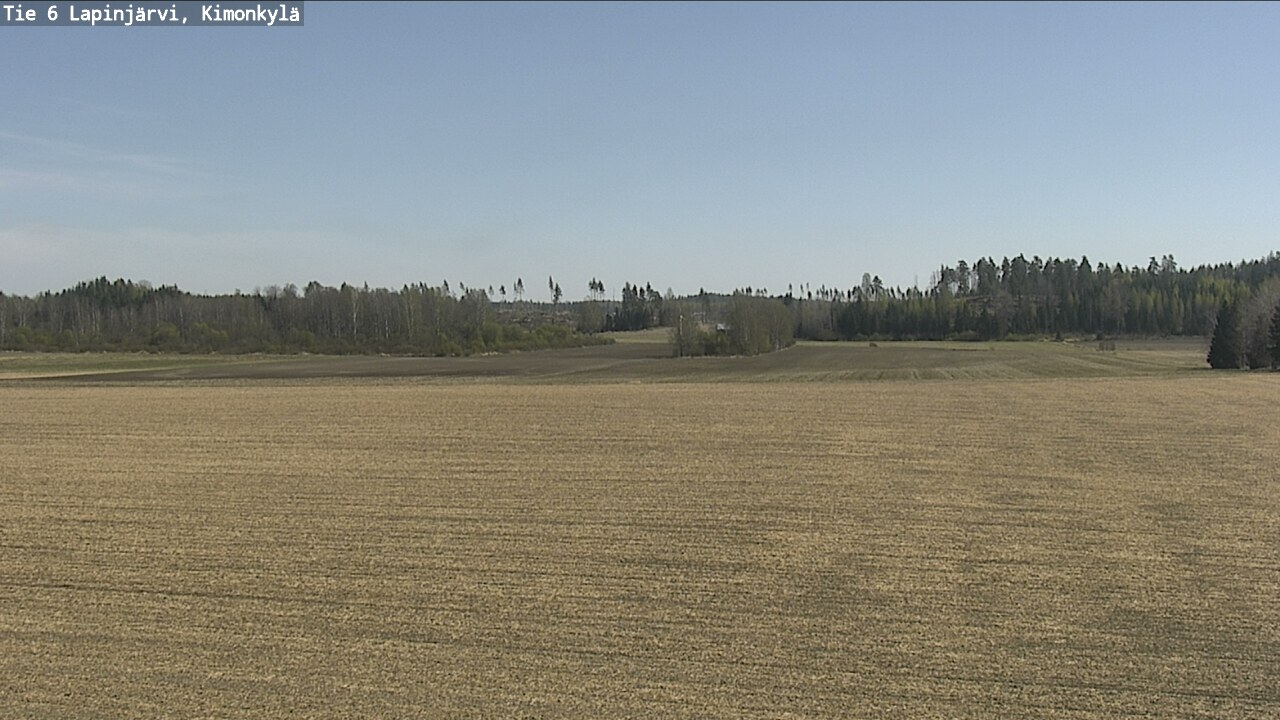 Weather Camera Image Väg 6 Lapinjärvi, Kimoböle, Lapinjärvi, Uusimaa