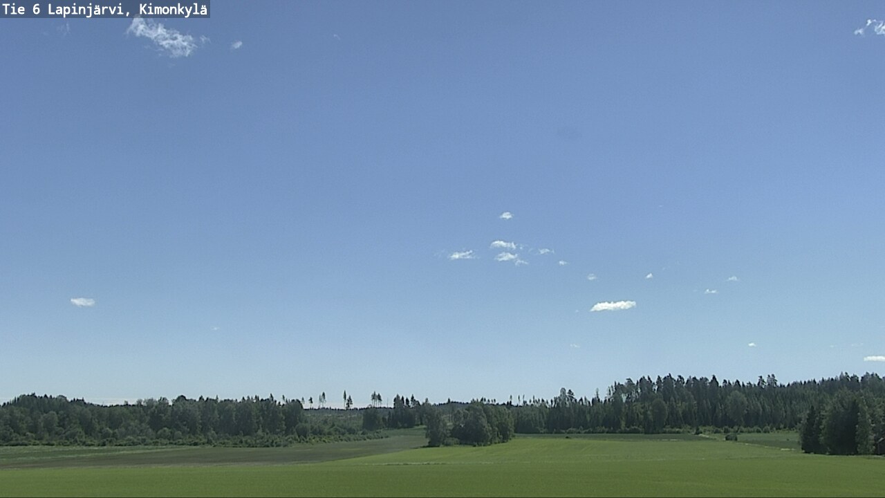 Weather Camera Image Väg 6 Lapinjärvi, Kimoböle, Lapinjärvi, Uusimaa