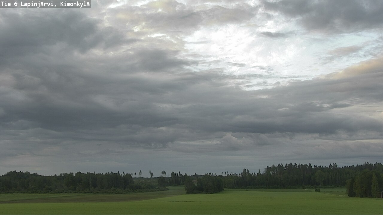 Weather Camera Image Väg 6 Lapinjärvi, Kimoböle, Lapinjärvi, Uusimaa