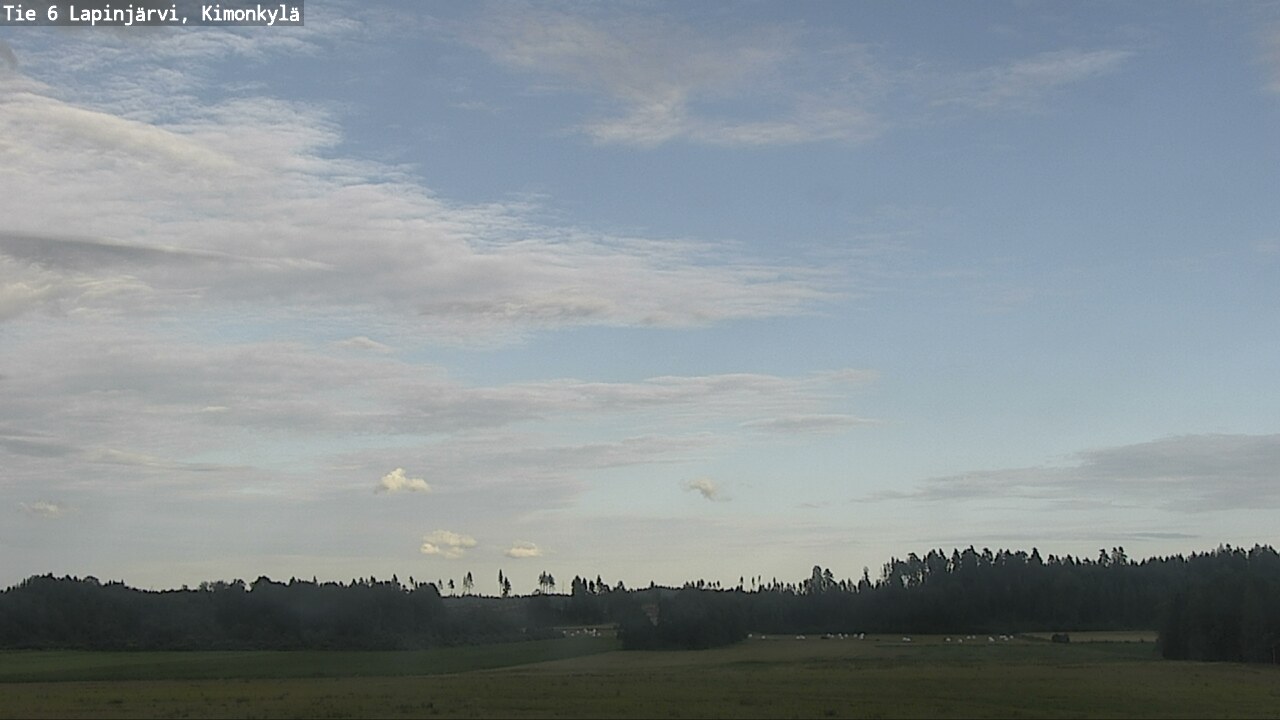 Weather Camera Image Väg 6 Lapinjärvi, Kimoböle, Lapinjärvi, Uusimaa