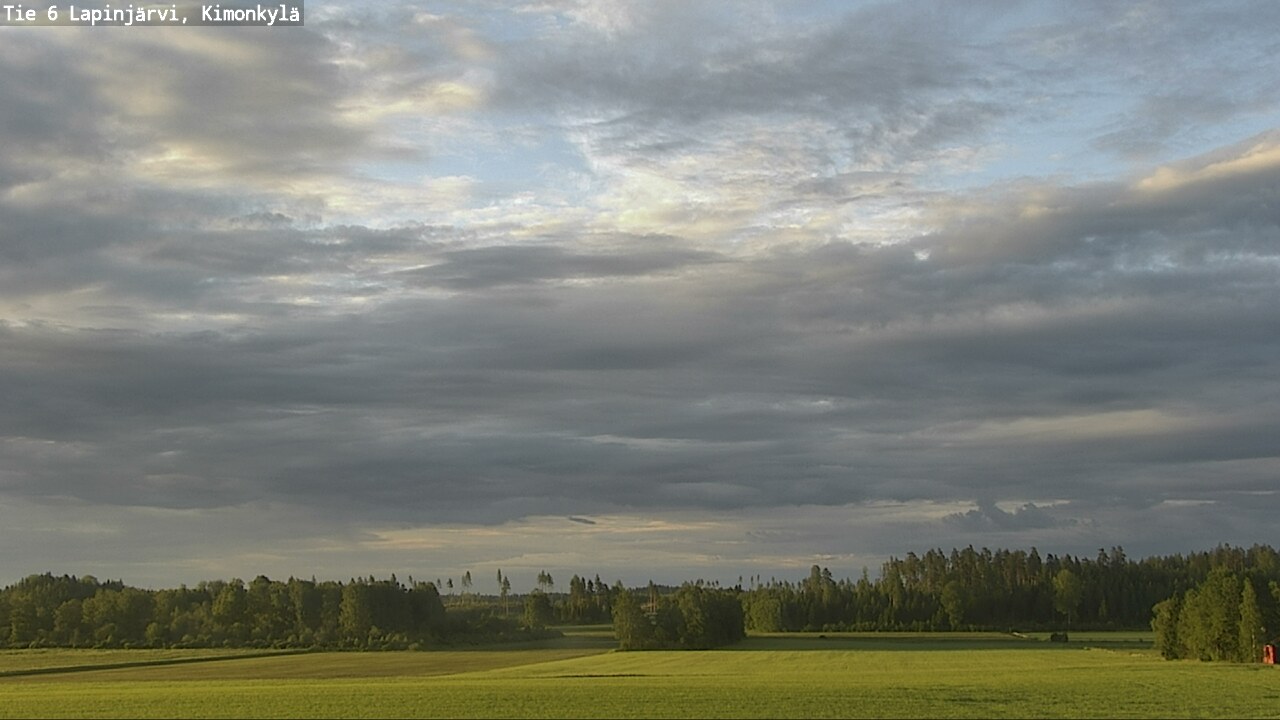 Weather Camera Image Väg 6 Lapinjärvi, Kimoböle, Lapinjärvi, Uusimaa