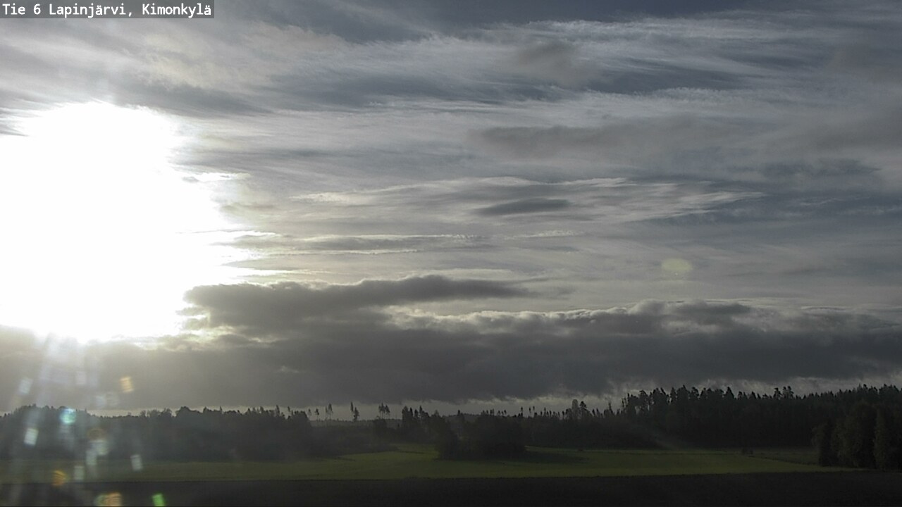 Weather Camera Image Road 6 Lapinjärvi, Kimonkylä, Lapinjärvi, Uusimaa